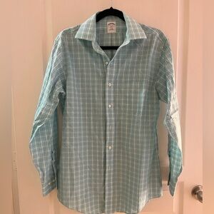 EEUC Mens 15 2/3 Brooks Brothers Slim Fit Regent